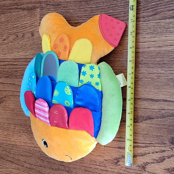 Melissa & Doug Sensory Teething Plush Fish - Picture 8 of 8